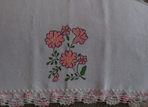 Pano de prato flores
